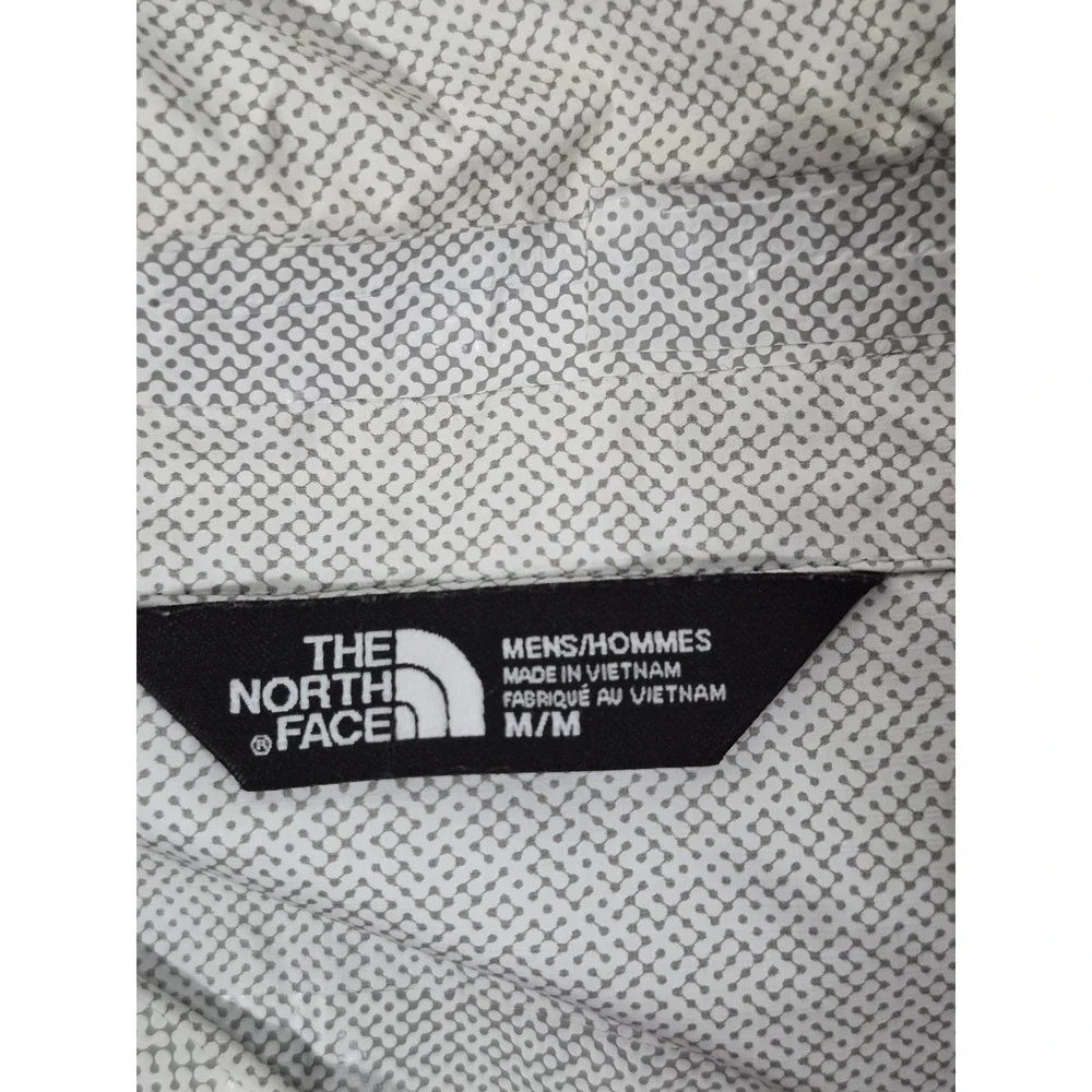 The North Face Resolve 2 Rain Jacket Mens Medium Red Navy Blue Waterproof Hooded